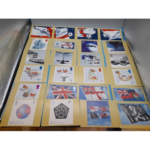 707 - Royal Mail Stamp Series Postcards. Approx 230 Cards. Mostly Full Sets.