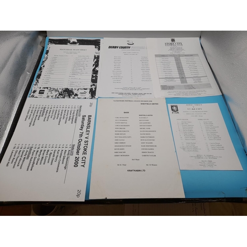 719 - Large Collection of Stoke City Football Programmes and Team Sheets.