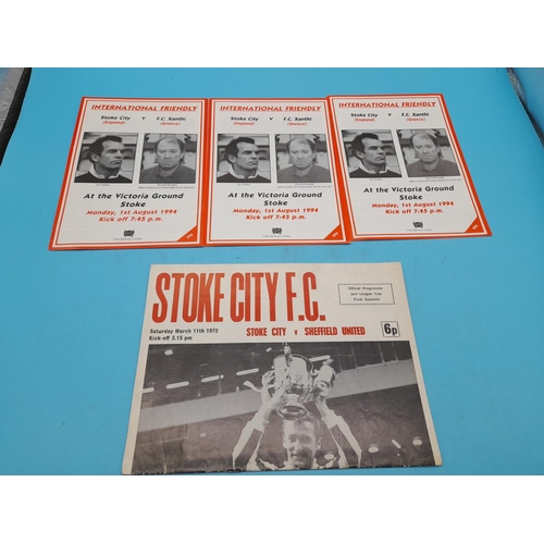 720 - Collection of Approx 58 Stoke City Football Programmes.