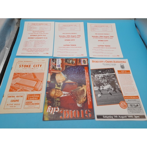 726 - Collection of Approx 72 Stoke City Football Programmes.