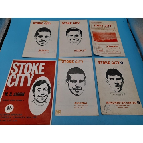 728 - Collection of Approx 66 Stoke City Football Programmes.