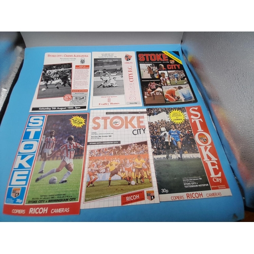 728 - Collection of Approx 66 Stoke City Football Programmes.