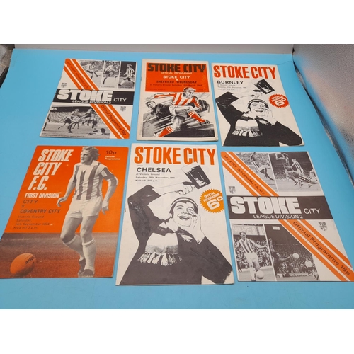 729 - Collection of Stoke City Football Programmes and Team Sheets.