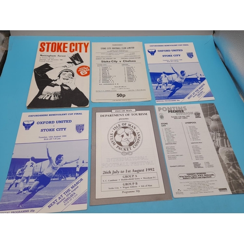 729 - Collection of Stoke City Football Programmes and Team Sheets.