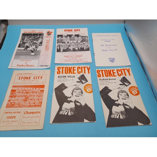 729 - Collection of Stoke City Football Programmes and Team Sheets.