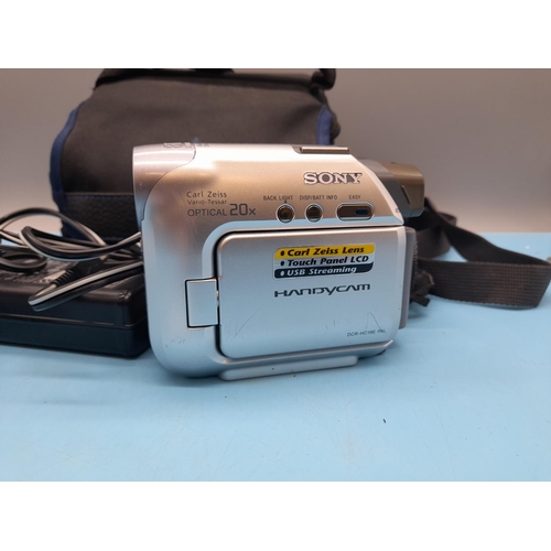 731 - Sony 20x Handycam with Case.