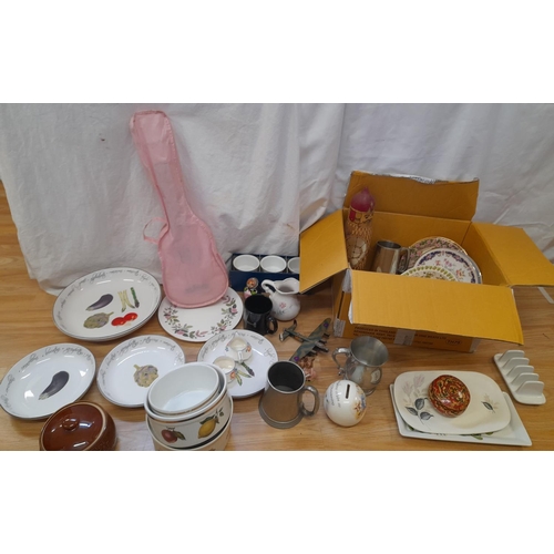 732 - 2 Boxes of Ceramic Items to include Emma Bridgewater, Portmeirion, Wedgwood, etc.