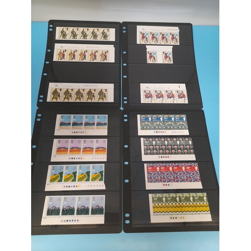 10A - Collection of Stamps to Incl. Mint & Unused Royal Mail Strips, Part Sets, Picture Stamps.