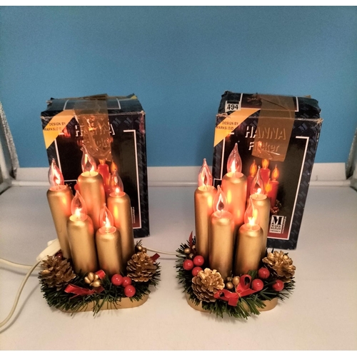 246 - Mark Slojd Sweden Light Up Candle Christmas Lights. W/O