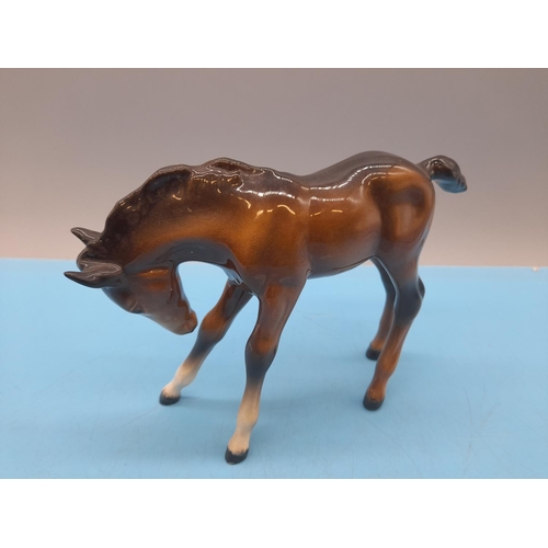 258 - Beswick Large Head Down Foal 15.5cm (l) x 11cm (h)