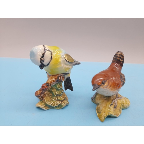 260 - Four Beswick Birds to Incl. Blue Tit, Wren, Bullfinch & Robin