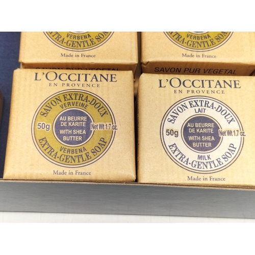 276 - L'Occitane En Provence 13 x 50g Extra gentle Soap With Shea Butter (Boxed)