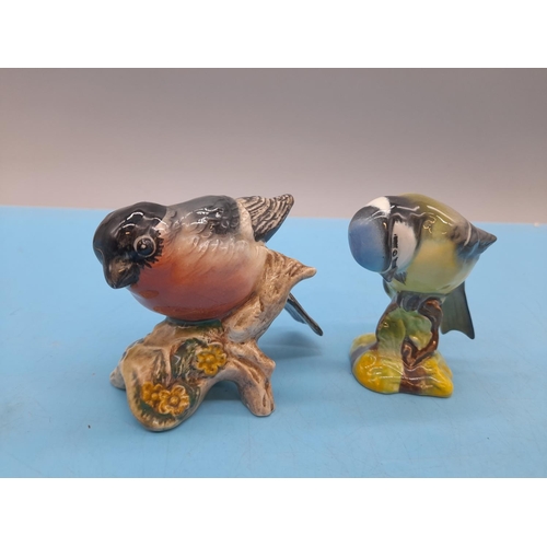 348 - Three Beswick Birds to Incl. Bullfinch, Blue Tit & Chaffinch