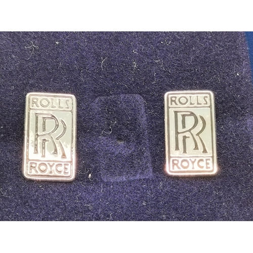 371 - Two Rolls Royce Pin Badges