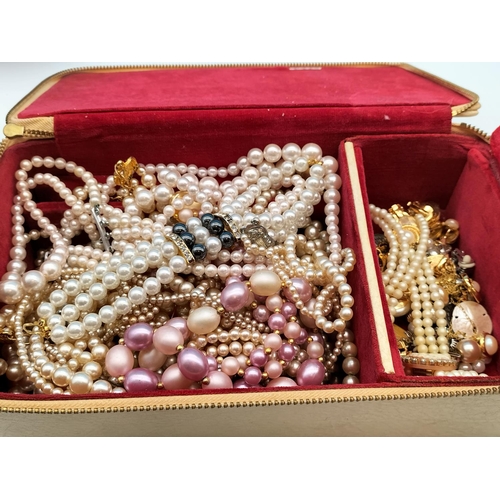 410 - Collection of Costume Jewellery to Incl. Faux Pearl Necklaces, etc