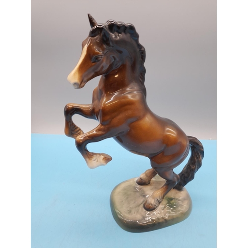 68 - Beswick Model No.1014 Rearing Welsh Cob. 27cm (h)