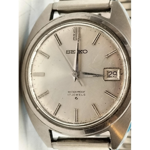 157 - Vintage Seiko 17 Jewel men's watch.