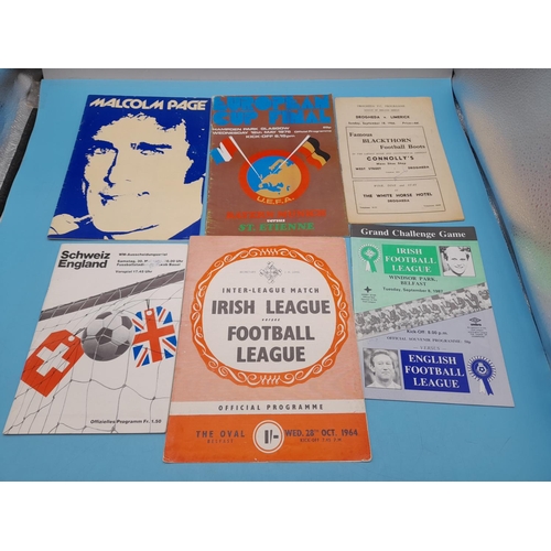 160F - Collection of Football Programmes to Incl. 1963 & 1976 European Cup Final, etc. European (Approx. 54... 