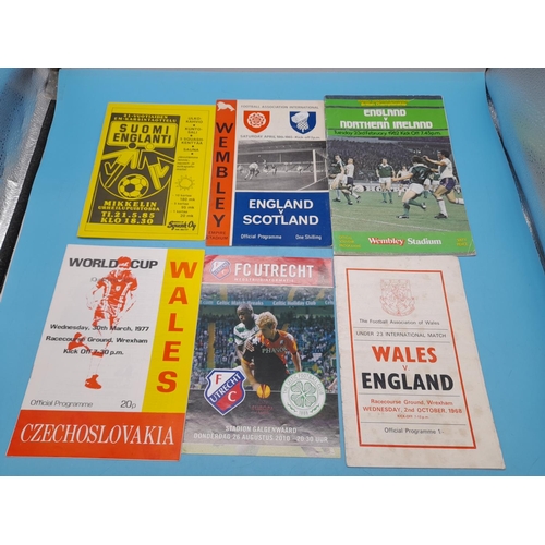 160F - Collection of Football Programmes to Incl. 1963 & 1976 European Cup Final, etc. European (Approx. 54... 