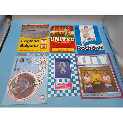 160F - Collection of Football Programmes to Incl. 1963 & 1976 European Cup Final, etc. European (Approx. 54... 