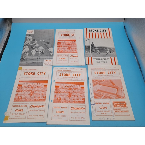 160G - Collection of Stoke City Football Programmes (Approx. 130)