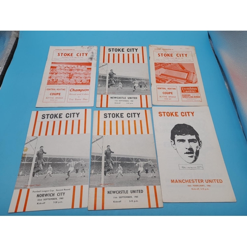 160G - Collection of Stoke City Football Programmes (Approx. 130)