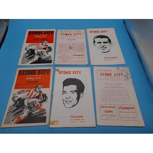 160G - Collection of Stoke City Football Programmes (Approx. 130)