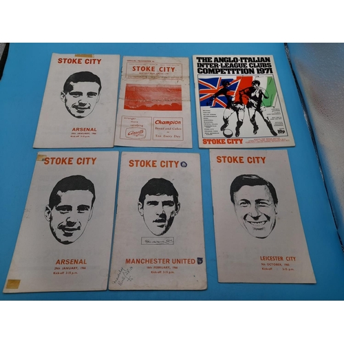 160G - Collection of Stoke City Football Programmes (Approx. 130)