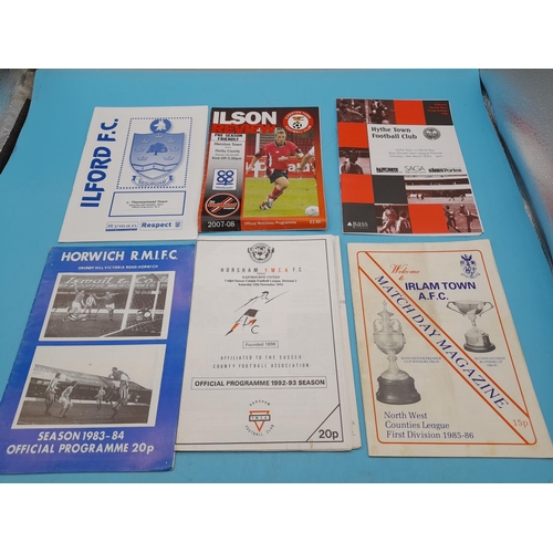 160H - Collection of Football Programmes Mostly Semi Professional / Non League (Approx. 78)