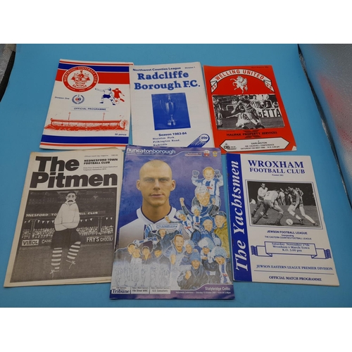 160H - Collection of Football Programmes Mostly Semi Professional / Non League (Approx. 78)