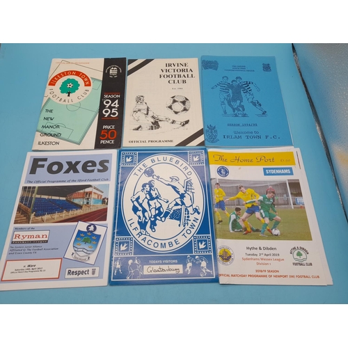 160H - Collection of Football Programmes Mostly Semi Professional / Non League (Approx. 78)