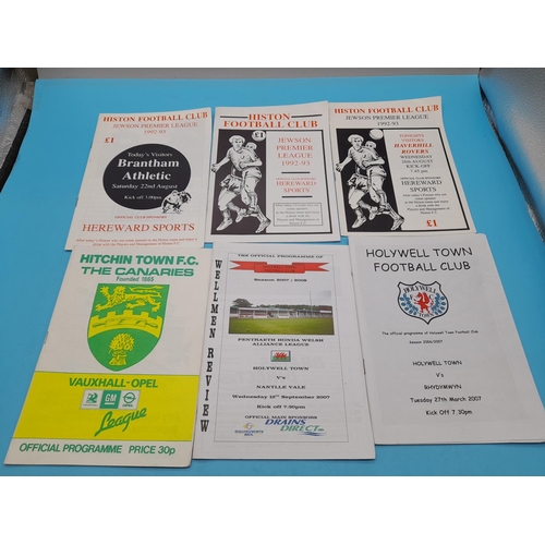 160H - Collection of Football Programmes Mostly Semi Professional / Non League (Approx. 78)