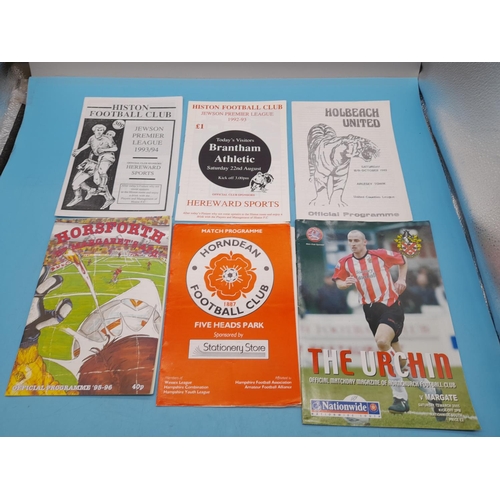 160H - Collection of Football Programmes Mostly Semi Professional / Non League (Approx. 78)