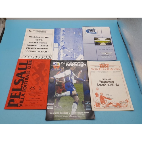 175A - Collection of Football Programmes to Incl. Semi Professional / Non League (Approx. 100)