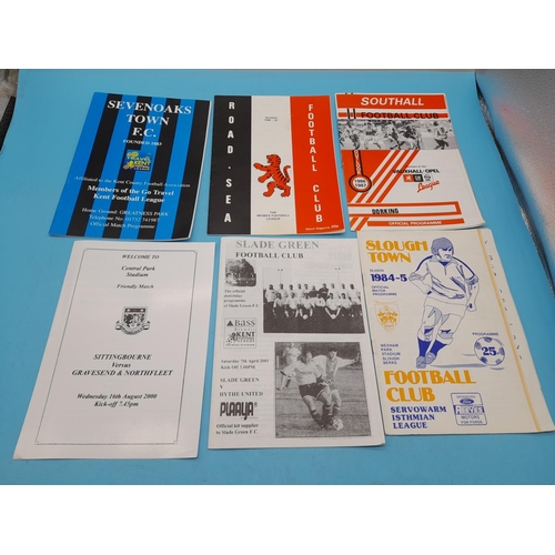 175A - Collection of Football Programmes to Incl. Semi Professional / Non League (Approx. 100)