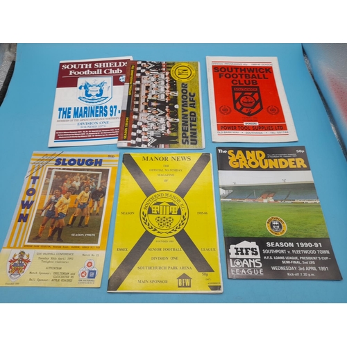 175A - Collection of Football Programmes to Incl. Semi Professional / Non League (Approx. 100)