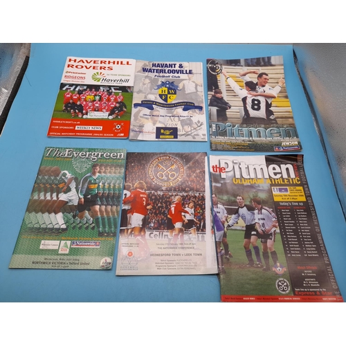 180A - Collection of Football Programmes Mostly Semi Professional / Non League (Approx. 70)