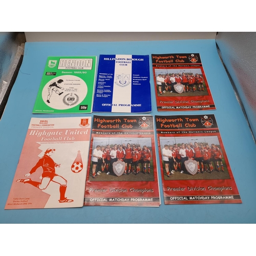 180A - Collection of Football Programmes Mostly Semi Professional / Non League (Approx. 70)