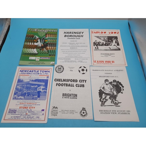 180A - Collection of Football Programmes Mostly Semi Professional / Non League (Approx. 70)