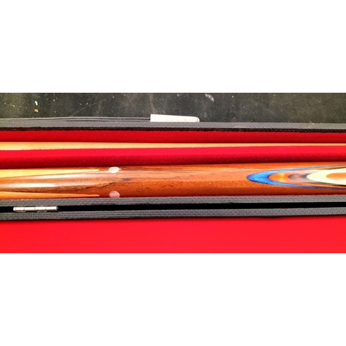 250 - Vintage Halex snooker cue and carry case