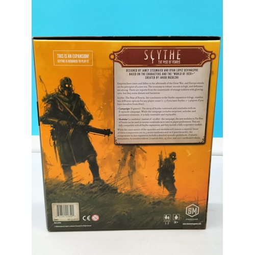 471 - Scythe Fantasy board game and expansion kit with accessories