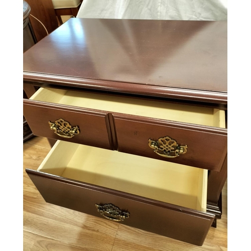 72 - Pair of two drawer Hall /Bedside cabinets. L65 H60 W60cm. Collection ONLY