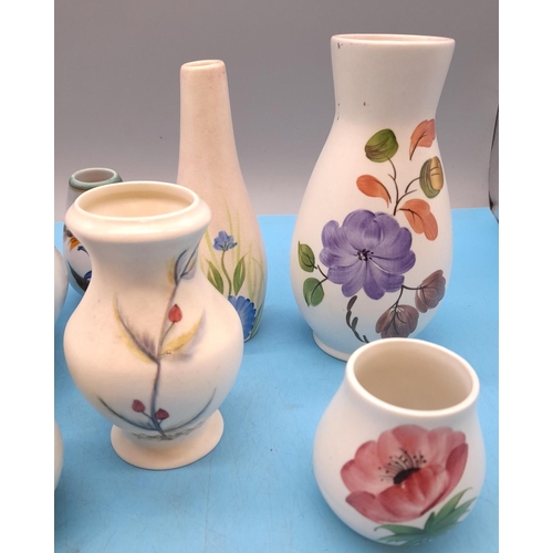 78 - Collection of Radford vase and posy bowl, also a Dutch Gouda vase