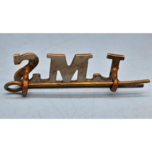 187 - Vintage L.M.S Railway cap badge