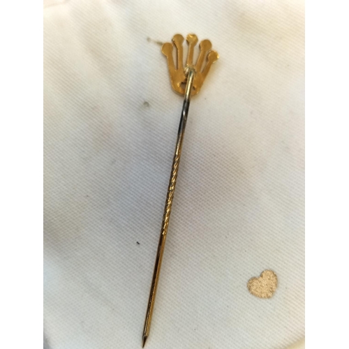 309 - Genuine Rolex Gold Plated Tie Pin