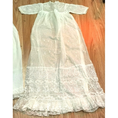 324 - two Vintage Christening Robes