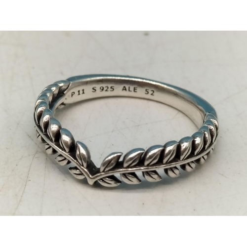 Ring stamped hot sale with s925