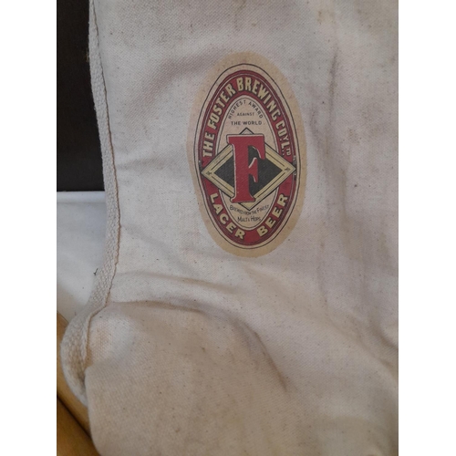 103 - The 'Fosters Lager Brewing Company' Cricket Set in Original Bag. With Extra Stumps.