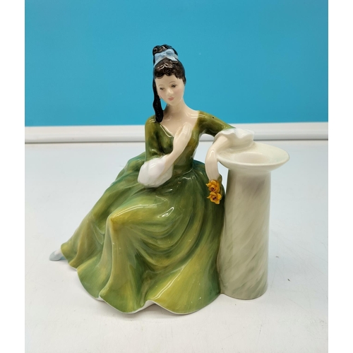 12 - Royal Doulton 17cm Lady Figure 'Secret Thoughts' HN 2382.