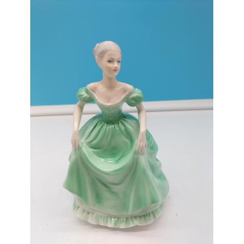 266 - Coalport 21cm Lady Figure 'Henrietta'. Seconds Quality.